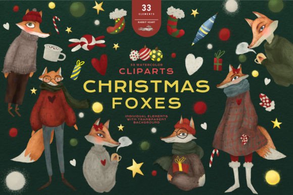 Download Christmas Fox Family Fairy Tales Animals - Family Collection